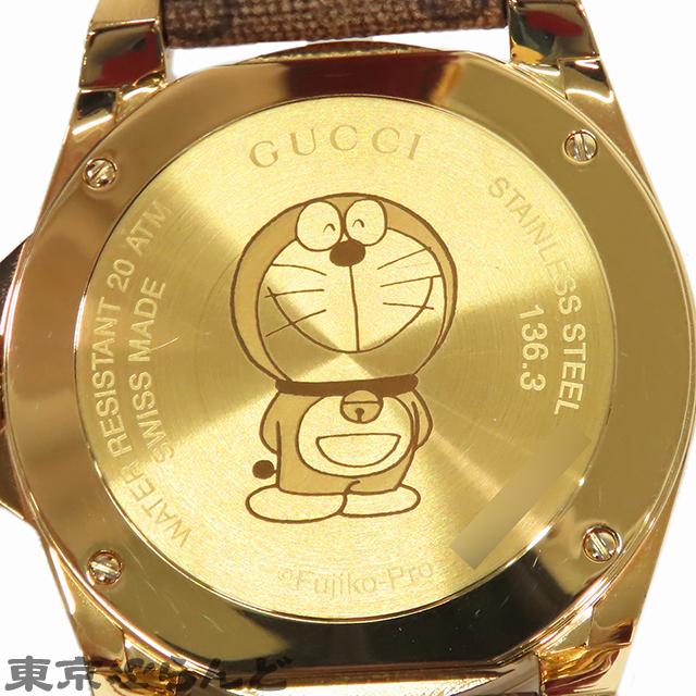GUCCI×ドラえもん 腕時計 ウォッチ 限定コラボ 正規品 GUCCI（グッチ） ダイブウォッチ ドラえもんコラボ YA136335 136.3