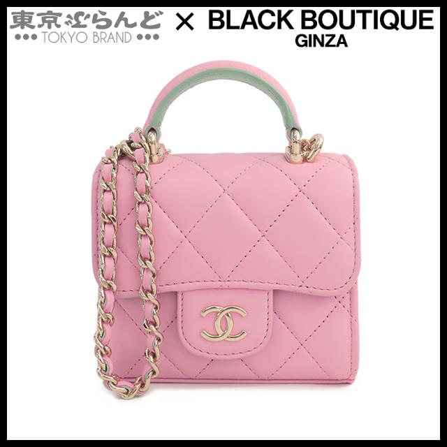 CHANEL（シャネル） マトラッセ チェーン クラッチ AP2682 ピンクx