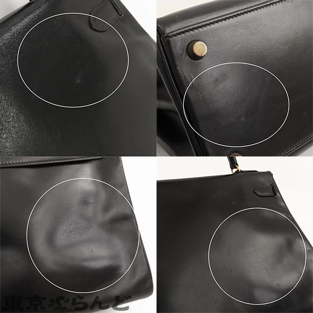 HERMES エルメス ケリー 32 〇T刻印 ブラック 黒 ゴールド金具 HERMES エルメス ケリー 32 〇T刻印 ブラック 黒 ゴールド金具