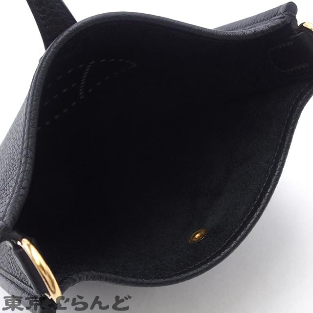 HERMES（エルメス） エヴリン アマゾン TPM W刻印 ブラック ゴールド