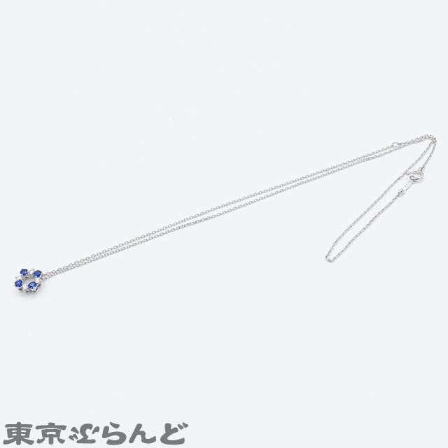 MIKIMOTO（ミキモト） サファイア ダイヤ ネックレス ホワイトゴールド