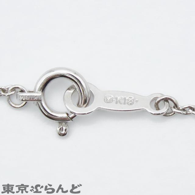 MIKIMOTO（ミキモト） サファイア ダイヤ ネックレス ホワイトゴールド