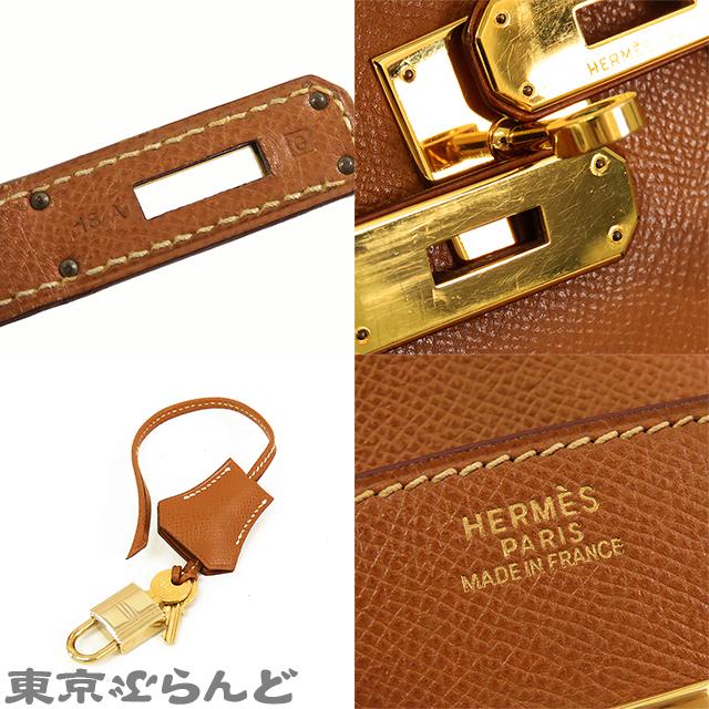 HERMES（エルメス） バーキン 30 □G刻印 茶 ゴールド ゴールド金具 