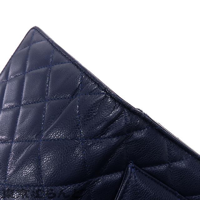 CHANEL シャネル マトラッセ チェーンウォレット ネイビー CHANEL シャネル マトラッセ チェーンウォレット ネイビー