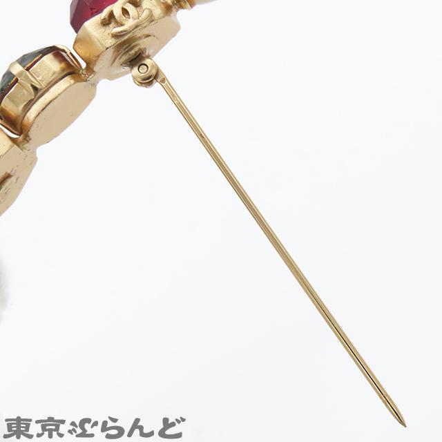 CHANEL（シャネル） ココマーク グリポア ストーン ブローチ 01A 