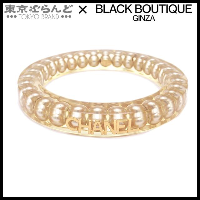 ◆CHANEL ◆希少◆ヴィンテージ◆パール◆バングル◆ブレスレット◆ロゴ CHANEL（シャネル） ロゴ クリア コスチュームパール バングル 97P