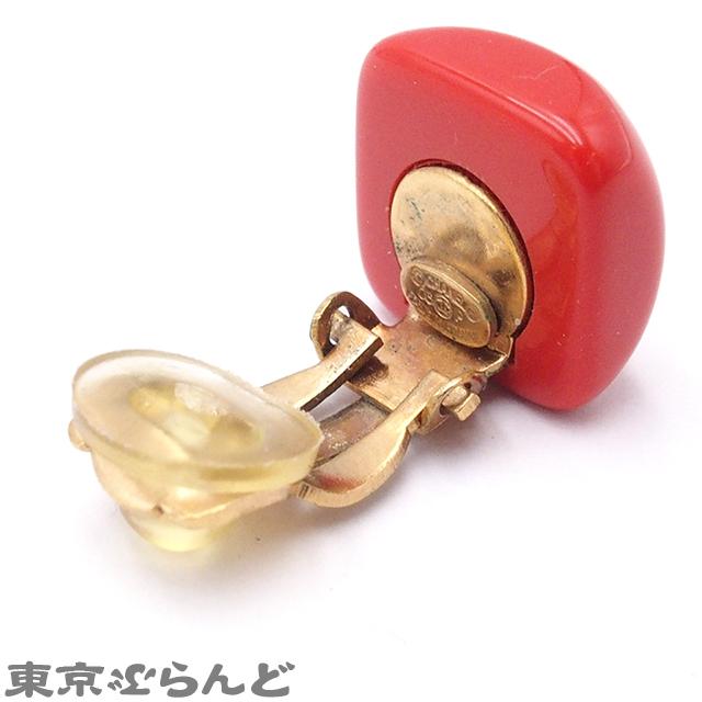★CHANEL シャネル イヤリング ココマーク ピンク プラスチック ０３ Ｐ CHANEL（シャネル） スクエア ココマーク ピンク プラスチック