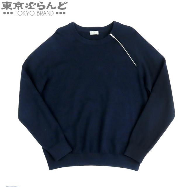 ディオール Dior 長袖ニット 863M631ZT904 ネイビー ウール クルー