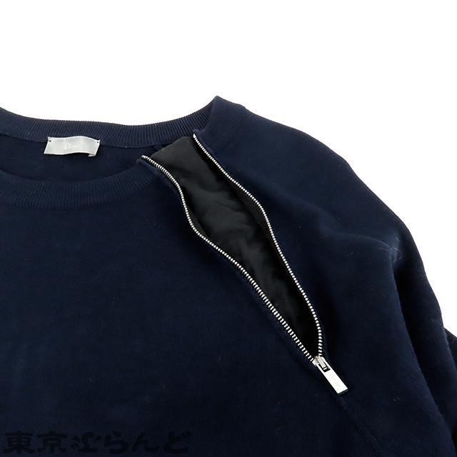 ディオール Dior 長袖ニット 863M631ZT904 ネイビー ウール クルー
