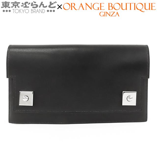 HERMES（エルメス） ピアノ □F刻印 ブラック 黒 シルバー金具 
