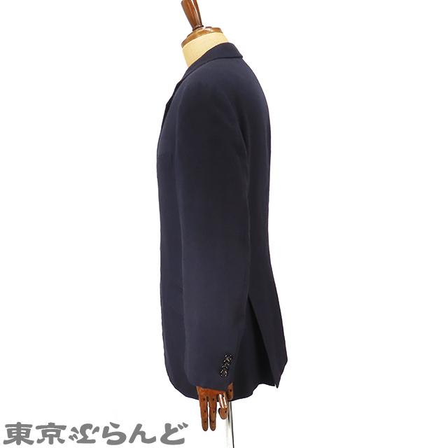 HERMES（エルメス） テーラードジャケット G9105 ネイビー カシミヤ 48