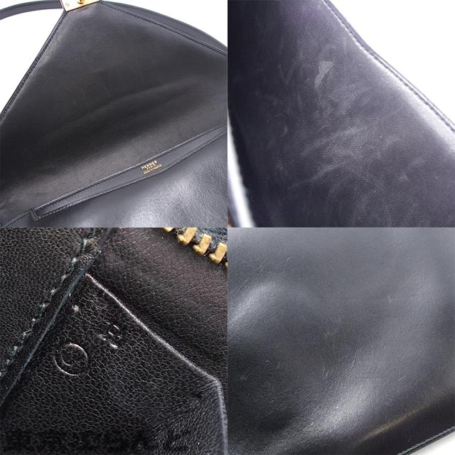HERMES（エルメス） リディ ○J刻印 ブラック ゴールド金具 ボックス