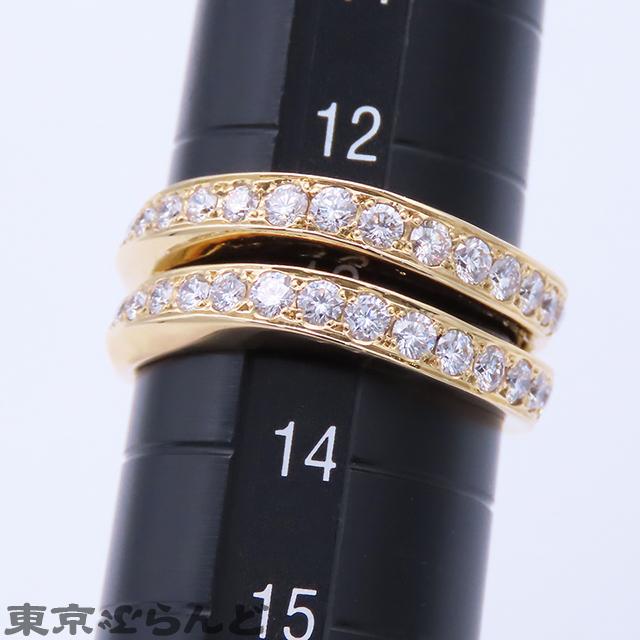 ミキモト　ダイヤモンドリング MIKIMOTO（ミキモト） ダイヤモンド リング イエローゴールド K18YG 13