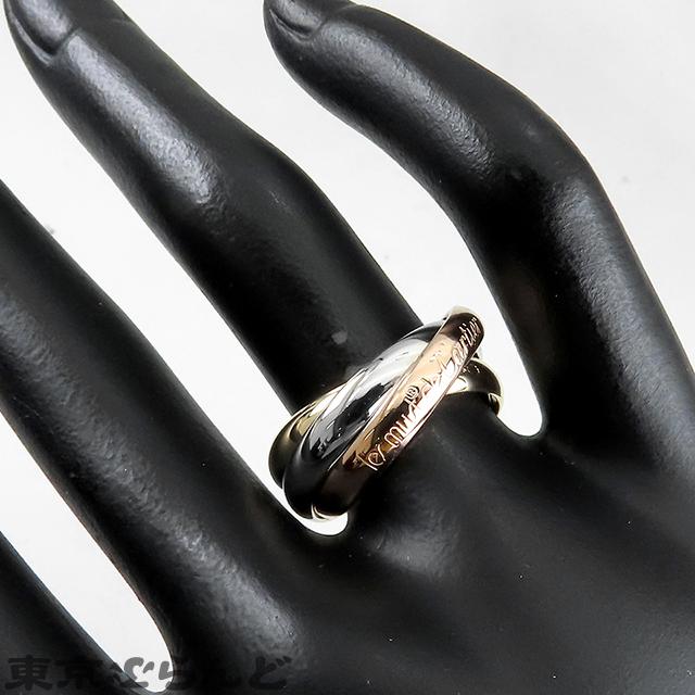 Cartier（カルティエ） トリニティリング MM スリーカラーゴールド 