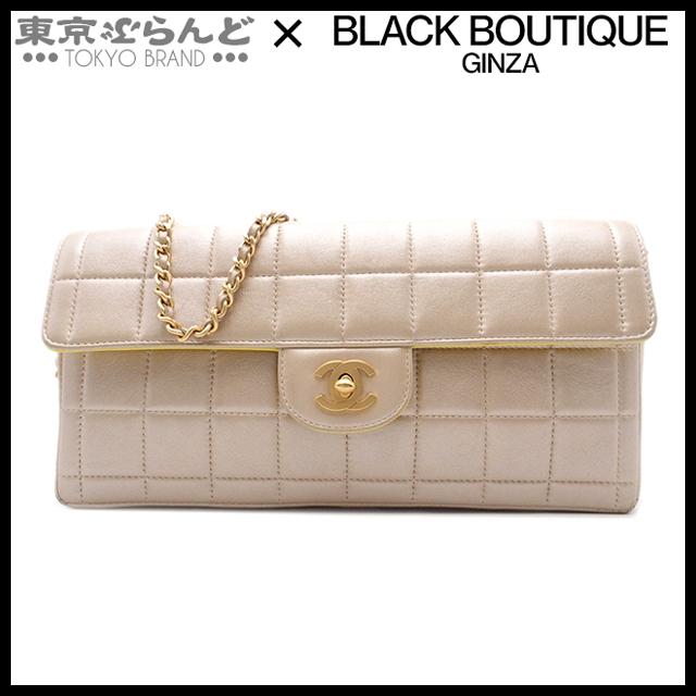 CHANEL シャネル チェーンショルダー チョコバー カーフレザー
