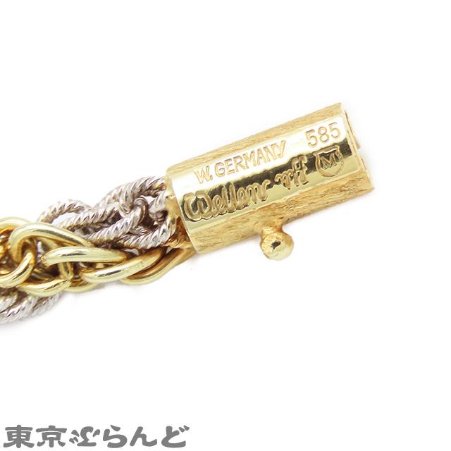 ウェレンドルフ Wellendorff コンビ チェーンネックレス イエロー