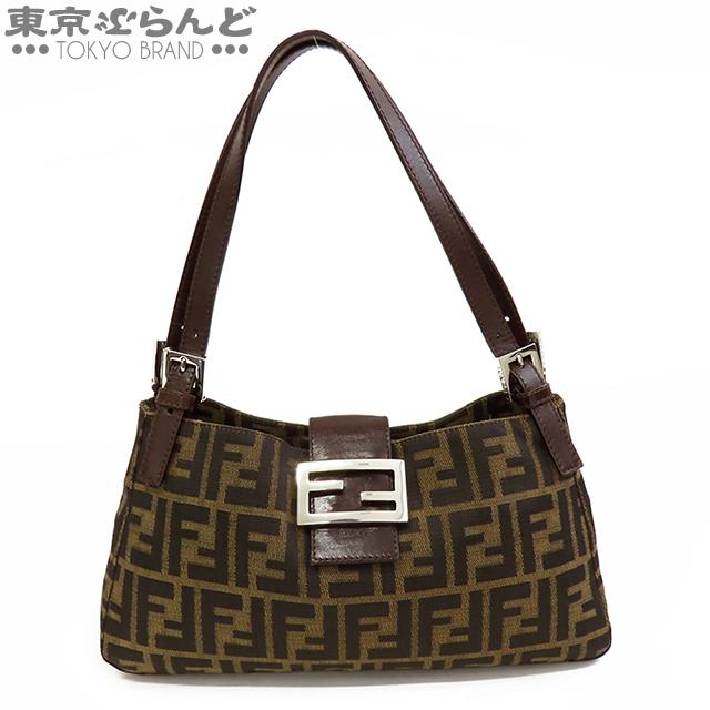 FENDI セミショルダーバッグ　ズッカ柄　程度B FENDI（フェンディ） ズッカ セミショルダーバッグ 2348 26583 098