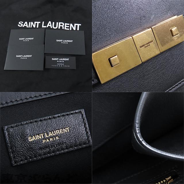 サンローラン SAINT LAURENT マンハッタン ラージ 553745 ブラック 黒
