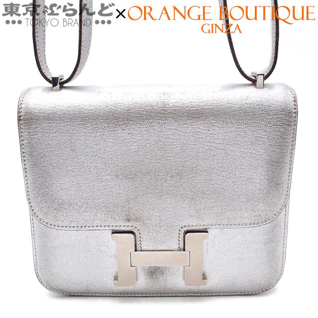 HERMES エルメス コンスタンス 3 ミニ 18 メタリゼ シルバー シルバー