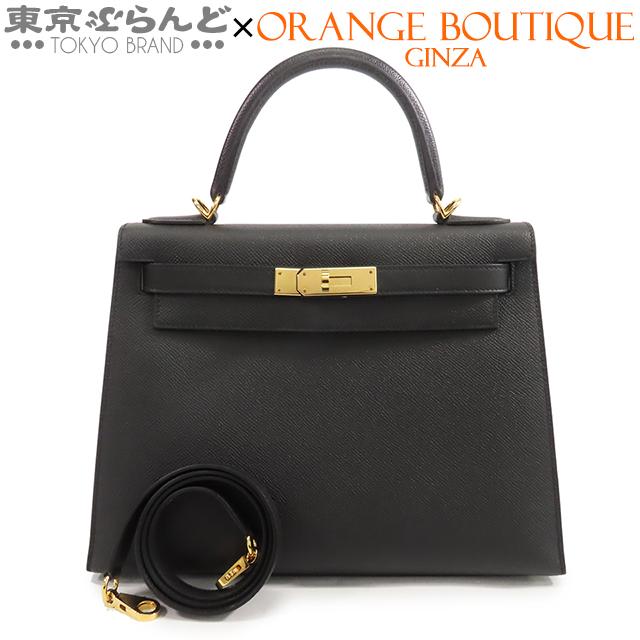 HERMES（エルメス） ケリー 28 Y刻印 黒 ブラック ゴールド金具