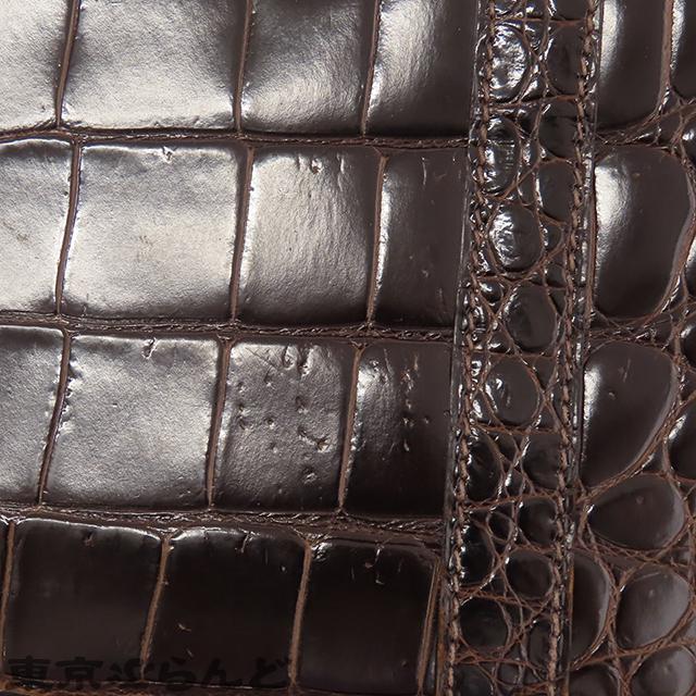 HERMES（エルメス） ドラッグ 27 ○K刻印 ダークブラウン ゴールド金具
