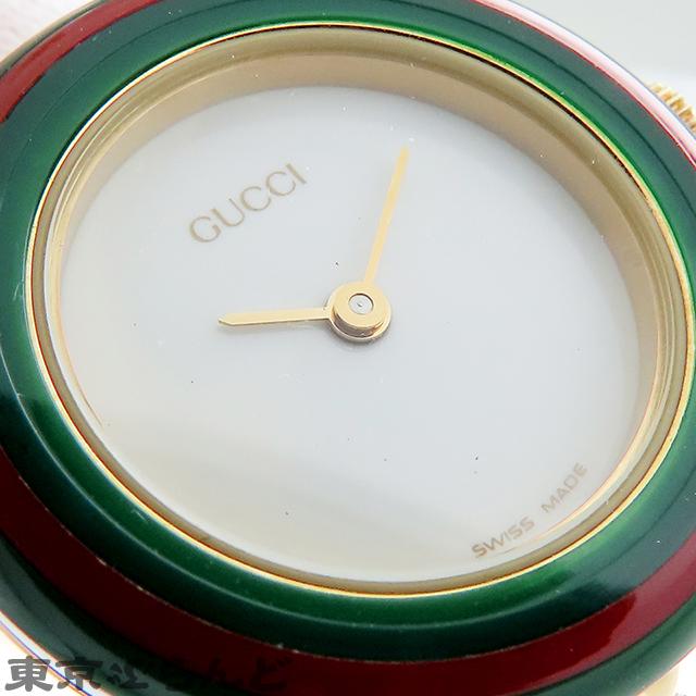 GUCCI（グッチ） チェンジベゼル ウォッチ GQ1100 11/12.2 ホワイト SS