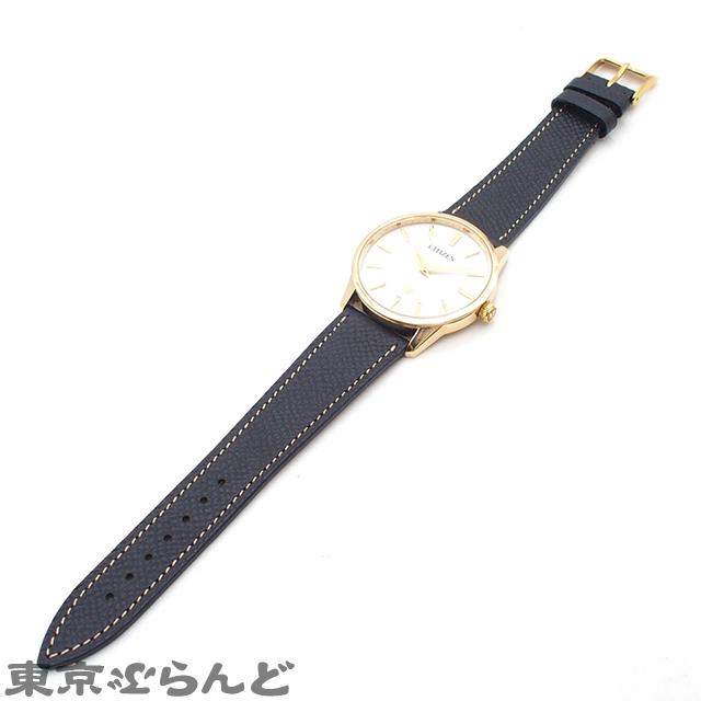 CITIZEN（シチズン） ザ・シチズン AQ6032-03P ホワイト K18YG レザー