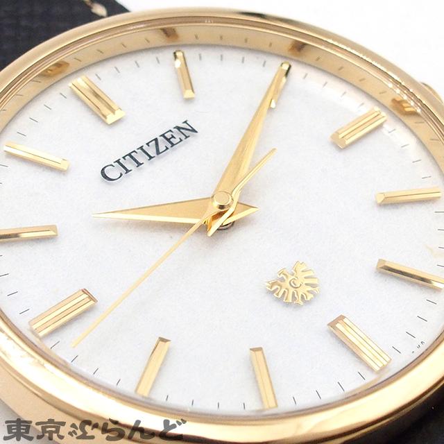 CITIZEN（シチズン） ザ・シチズン AQ6032-03P ホワイト K18YG レザー