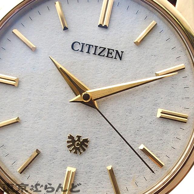 CITIZEN（シチズン） ザ・シチズン AQ6032-03P ホワイト K18YG レザー
