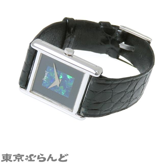 PIAGET（ピアジェ） タンク 4082 ブラック K18WG オパールダイヤル