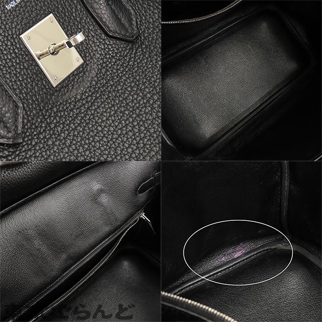 HERMES（エルメス） バーキン 35 □L刻印 ブラック 黒 シルバー金具 