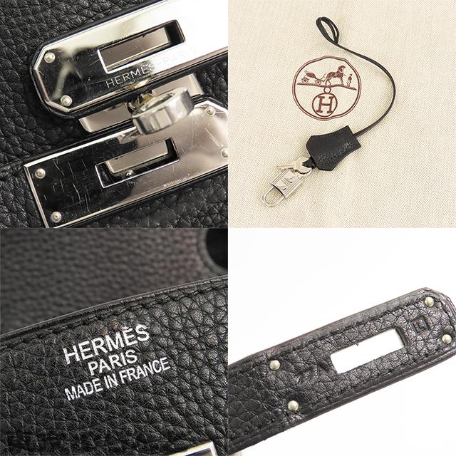 HERMES（エルメス） バーキン 35 □L刻印 ブラック 黒 シルバー金具 