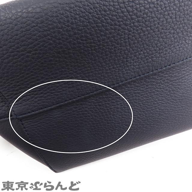 ザ・ロウ THE ROW ミディアム パークトート ネイビー 紺 レザー Medium