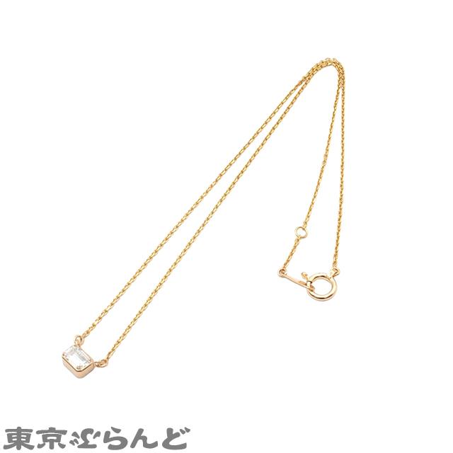 タサキ TASAKI ダイヤモンド ネックレス イエローゴールド K18YG 0.46
