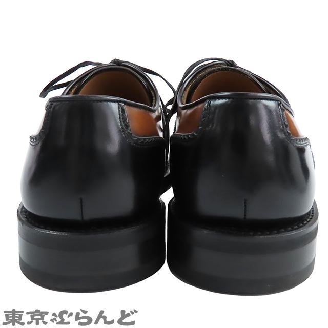 極美品　フェラガモ　ドレスシューズ　トラメッザ　ブラック　高級ライン　2127 フェラガモ】メンズ靴の名品「トラメッザ」のカスタムが可能。伊勢丹