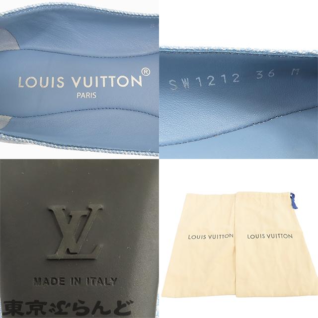 LOUIS VUITTON（ルイ・ヴィトン） ポピライン デニム フラット