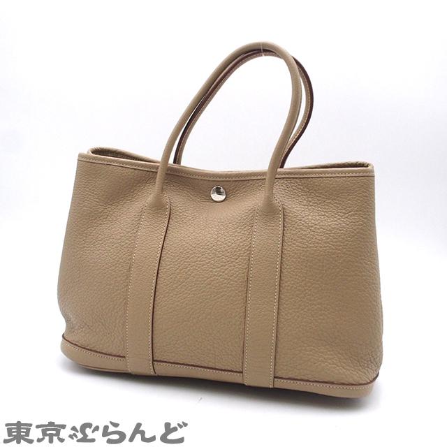 【新品同様・未使用品】エルメス  HERMES  ガーデンパーティTPM  ネゴンダ  ブロンズドレ  SV金具  W刻印/MA2409003 エルメス HERMES ガーデンパーティTPM ネゴンダ ブロンズドレ SV金具 W