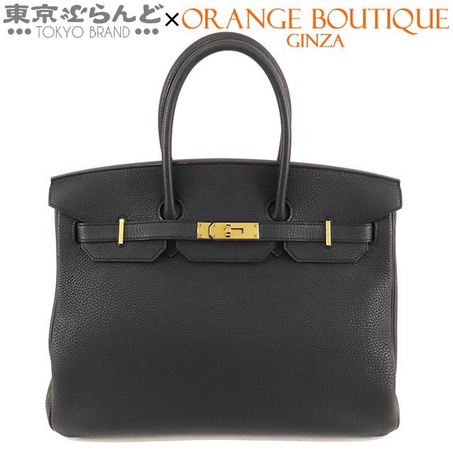 HERMES（エルメス） バーキン 35 T刻印 ブラック 黒 ゴールド金具 トゴ 