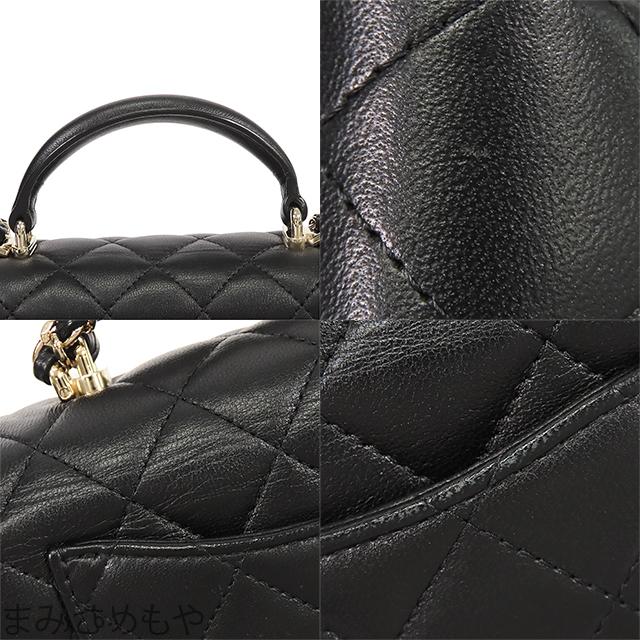 CHANEL（シャネル） マトラッセ トップハンドル ミニフラップ チェーン