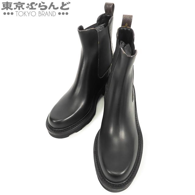 LOUIS VUITTON（ルイ・ヴィトン） サイドゴアブーツ ブラック レザー