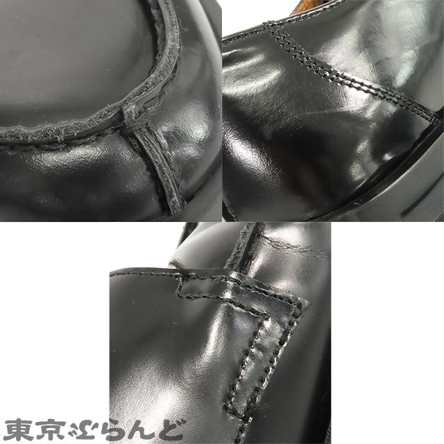 ヴェルサーチェ VERSACE ローファー ブラック 黒 レザー シングル