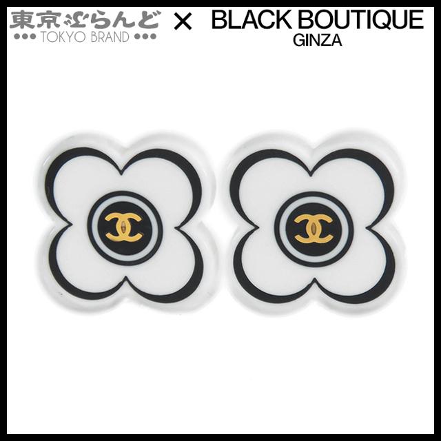 CHANEL（シャネル） フラワーモチーフ イヤリング 02P ホワイトx