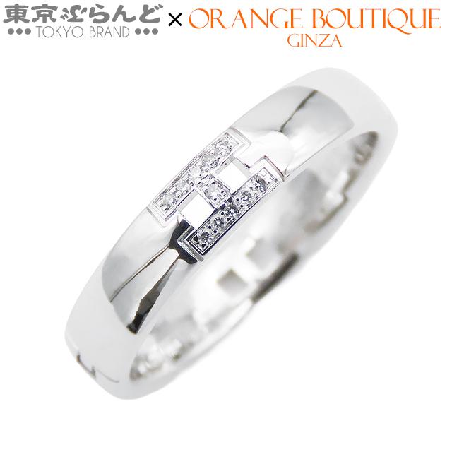 エルメス　ヘラクレスダイヤホワイトゴールドAU750 リング 楽天市場】HERMES エルメス ヘラクレス ダイヤ リング K18WG 750