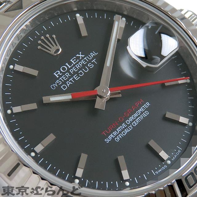 ROLEX（ロレックス） デイトジャストターノグラフ 116264 M番 黒 SS WG