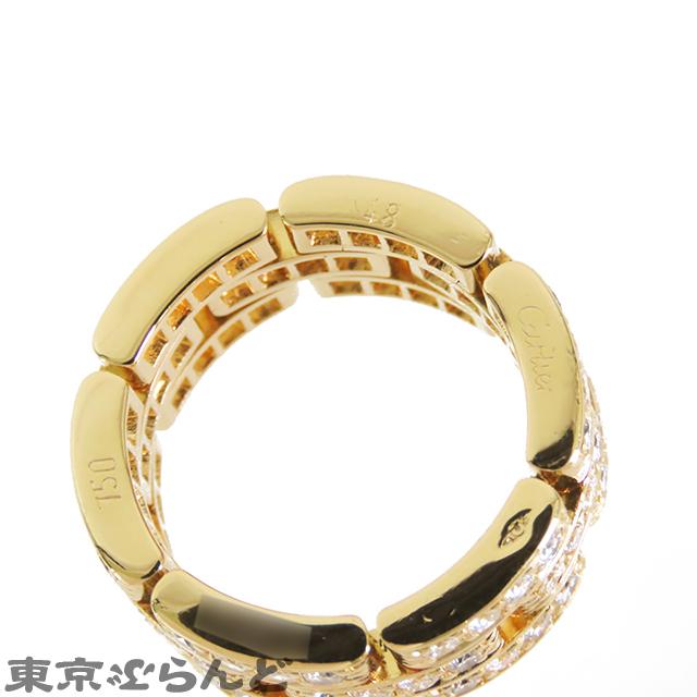 Cartier 750 K18 マイヨン パンテール ３連 セミパヴェ Cartier 750 K18 マイヨン パンテール 3連 セミパヴェ カルティエ