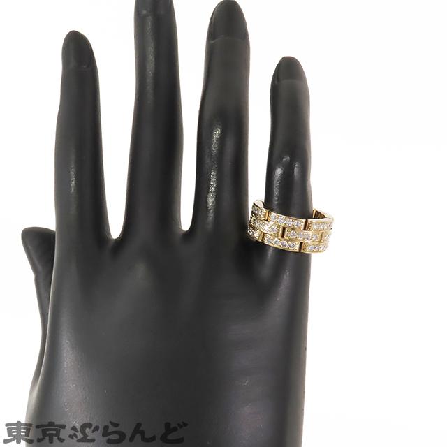 Cartier 750 K18 マイヨン パンテール ３連 セミパヴェ Cartier（カルティエ） マイヨンパンテール 3連 セミパヴェ