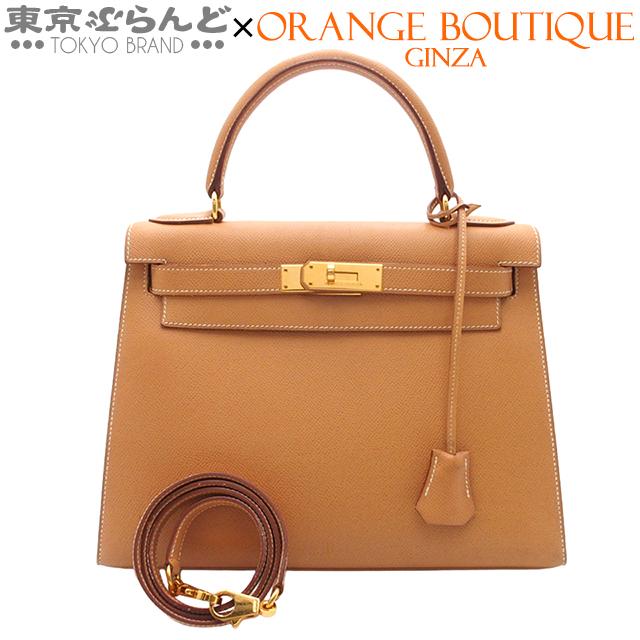 HERMES エルメス 2WAY ケリー28 外縫い ハンドバッグ 肩掛け 斜め掛け ショルダーバッグ □D刻印 ボックスカーフ    ブラック 黒 ゴールド金具 レディース 2000年【中古品】 広尾店】エルメス HERMES ヴィンテージ ケリー28 ハンドバッグ 2WAY