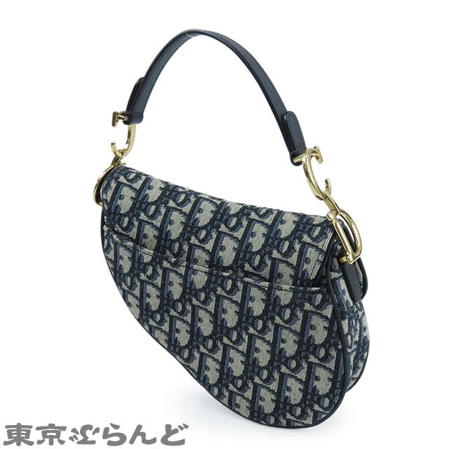 ディオール Dior サドルバッグ ミニ M0456CTZQ_M928 ネイビーxベージュ