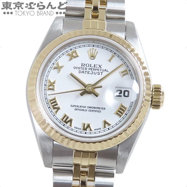 ROLEX（ロレックス） デイトジャスト 69173 R番 ホワイト SS YG