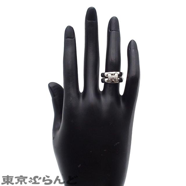 HERMES　ダイヤリング　IKD-508 HERMES（エルメス） K18PG アリアンヌ ダイヤ リング・指輪 H119699B